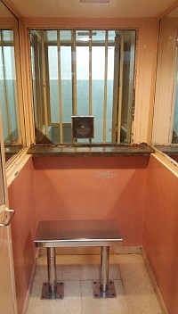 Locutorios de la Cárcel Modelo de Barcelona